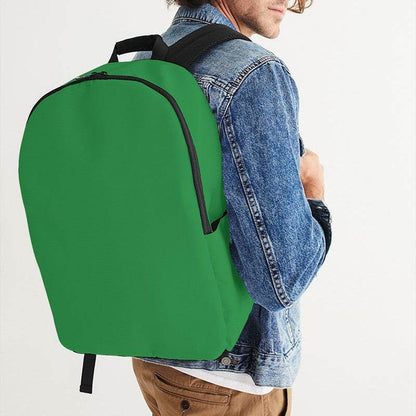 Green Waterproof Backpack (G-CL-DE) - Man CloseUp