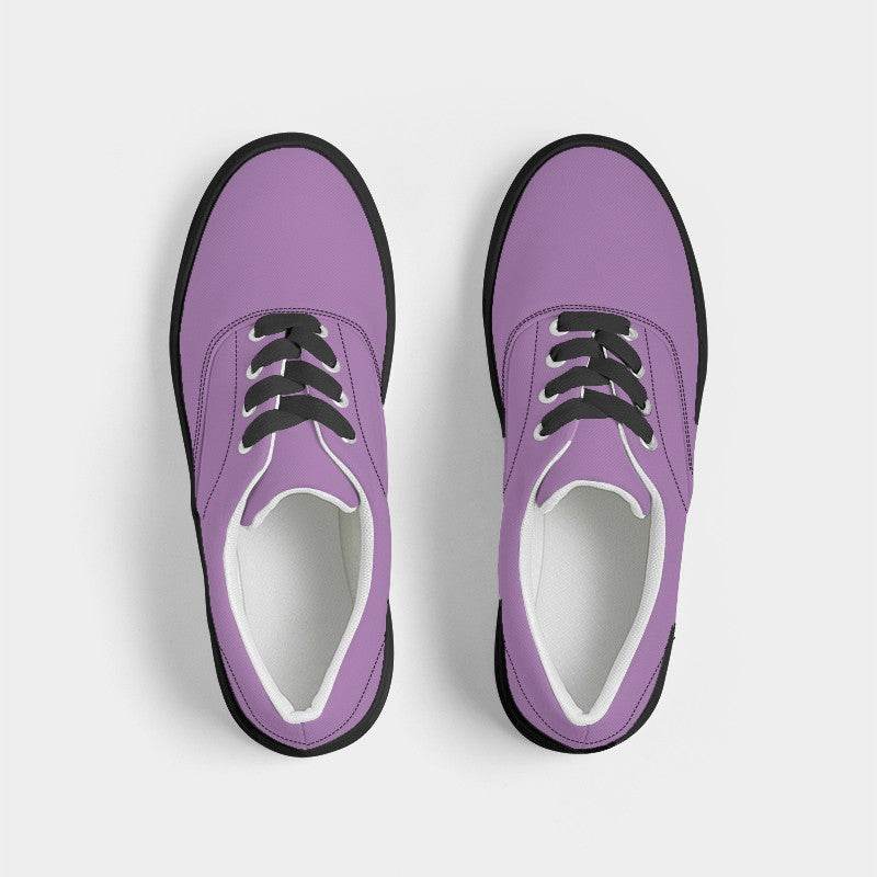 Heliotrope Men's Canvas Sneakers (MPU1-ME-LI) - Top