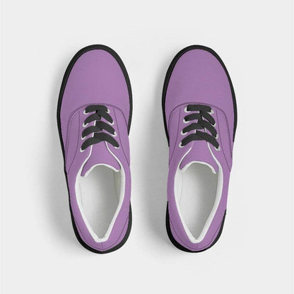 Heliotrope Men's Canvas Sneakers (MPU1-ME-LI) - Top