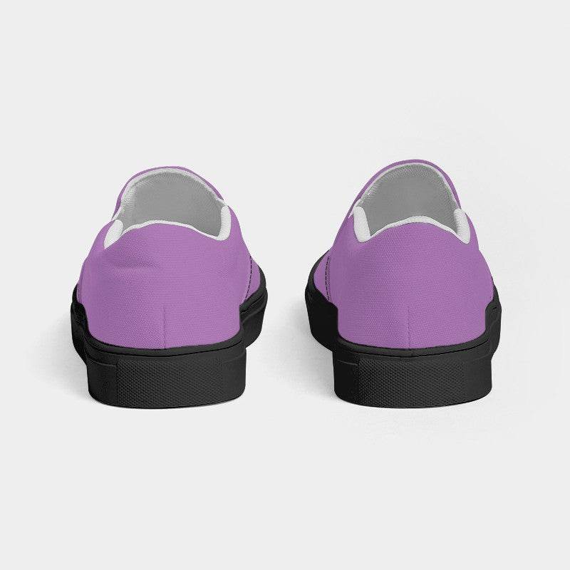 Heliotrope Women's Slip-On Canvas Sneakers (MPU1-ME-LI) - Back