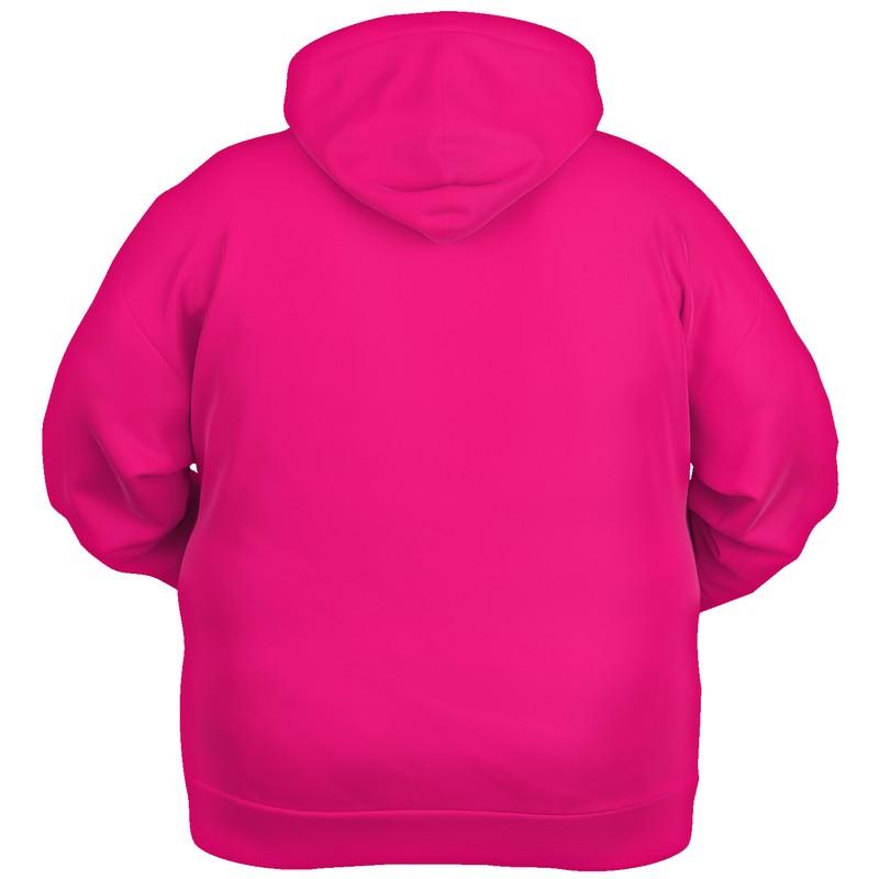 Hot Pink Hoodie (C0M100Y25K0) - Ghost Back PLUS