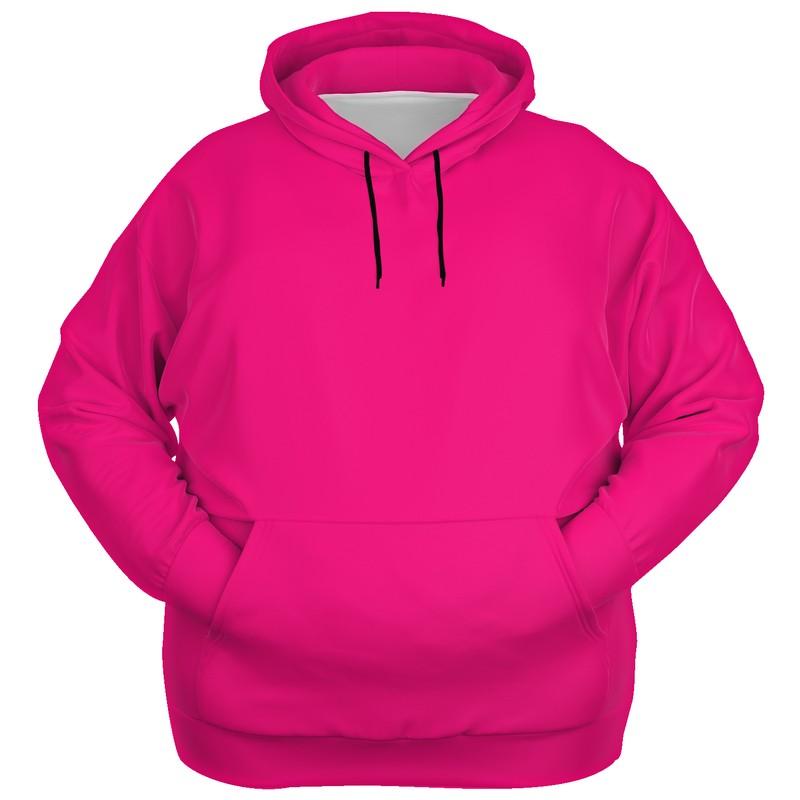 Hot Pink Hoodie (C0M100Y25K0) - Ghost Front PLUS