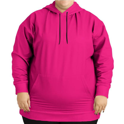 Hot Pink Hoodie (C0M100Y25K0) - Woman Front PLUS