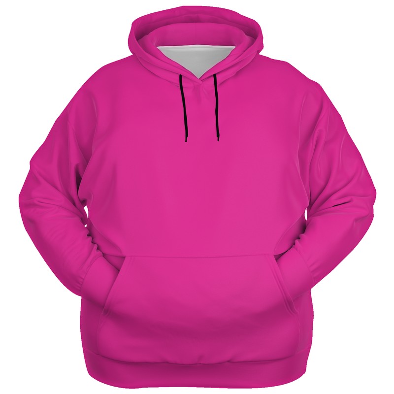 Hot Pink Hoodie PLUS (PIM1-BR-ME) - Ghost Front PLUS