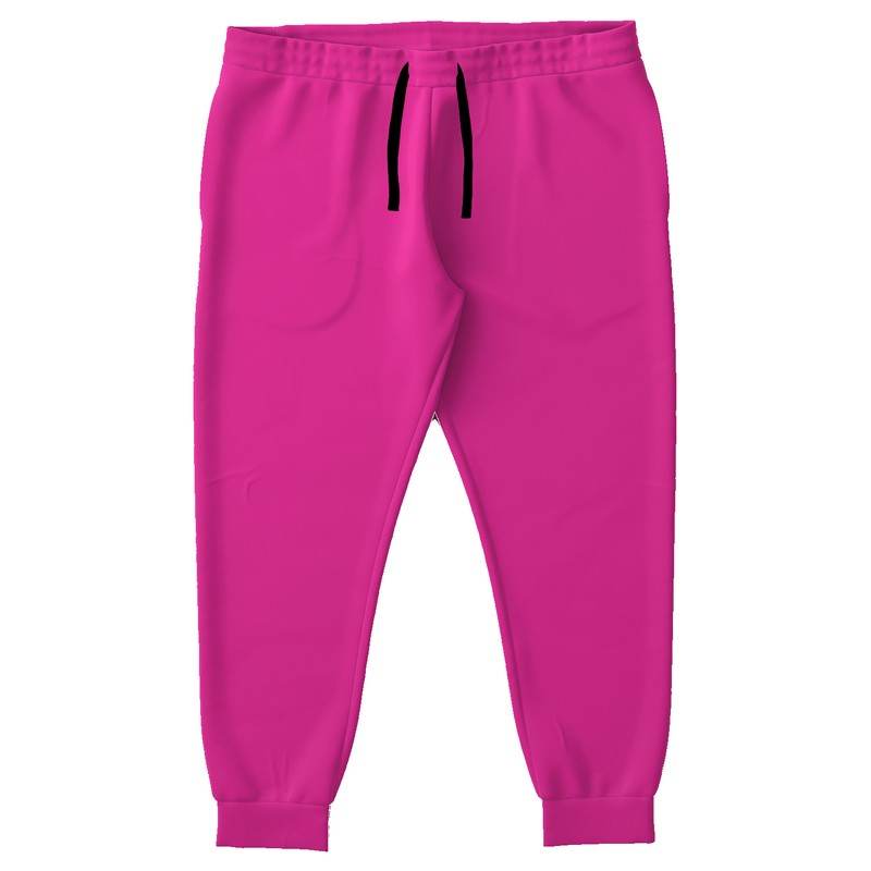 Hot Pink Joggers PLUS (PIM1-BR-ME) - Front PLUS