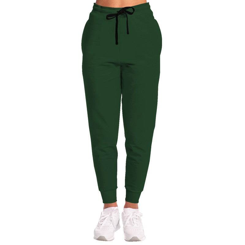 Hunter Green Joggers (G-FM-DA) - Woman Front