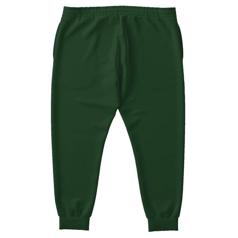 Hunter Green Joggers PLUS (G-FM-DA) - Back PLUS