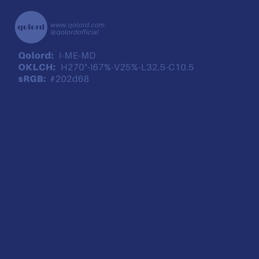 Medium-Dark Medium Indigo | I-ME-MD