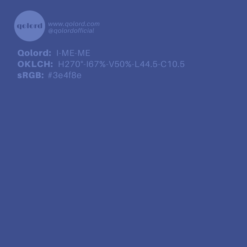 Medium Indigo | I-ME-ME