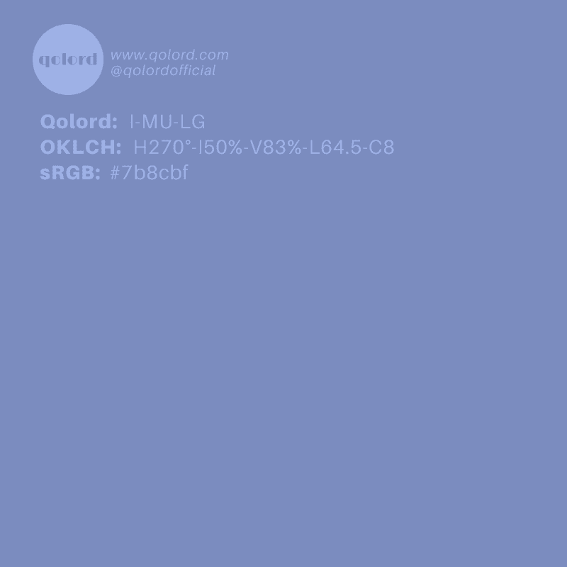 Lightened Muted Indigo | I-MU-LG