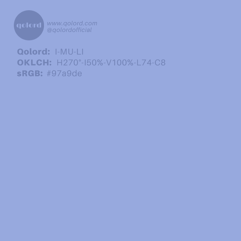 Light Muted Indigo | I-MU-LI