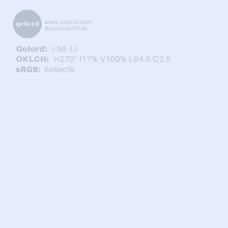 Light Neutral Indigo | I-NE-LI