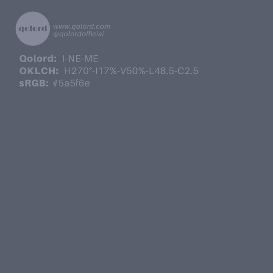 Medium Neutral Indigo | I-NE-ME