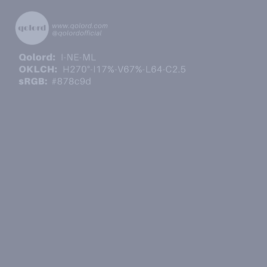 Medium-Light Neutral Indigo | I-NE-ML