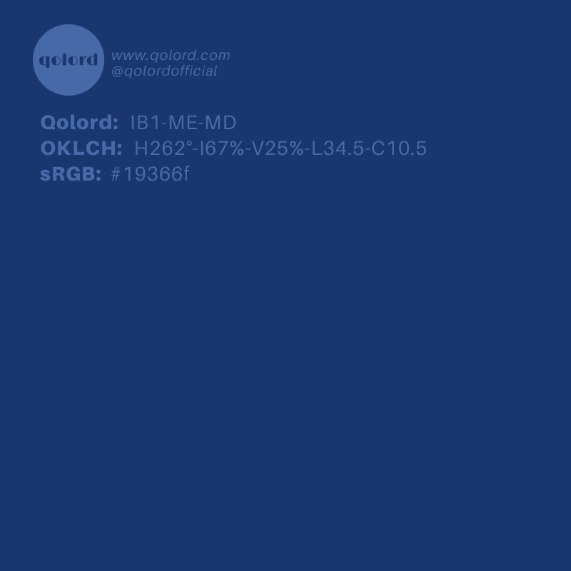 Medium-Dark Medium Blue | IB1-ME-MD
