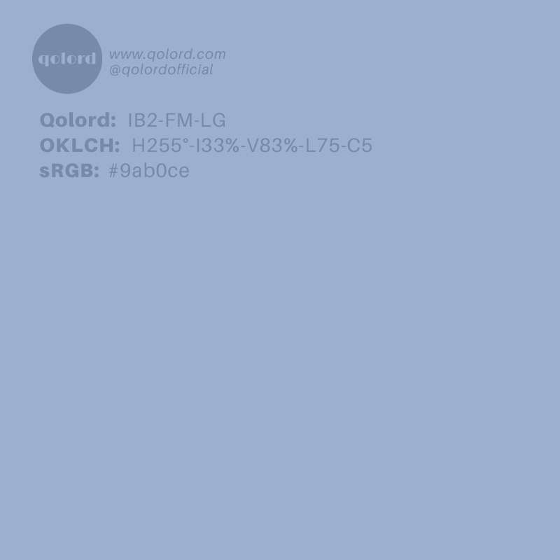 Lightened Fully-Muted Blue | IB2-FM-LG