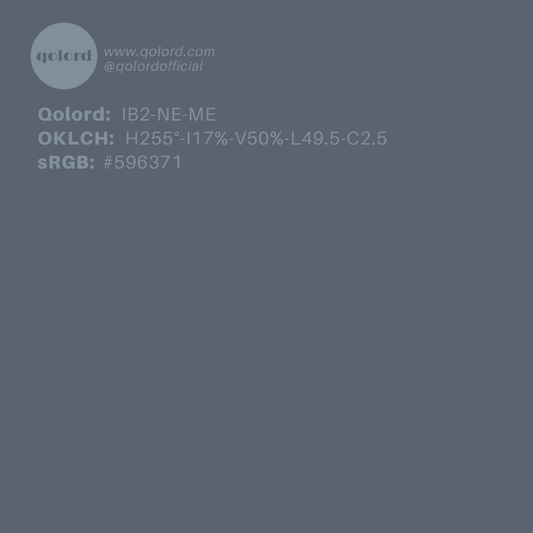 Medium Neutral Blue | IB2-NE-ME