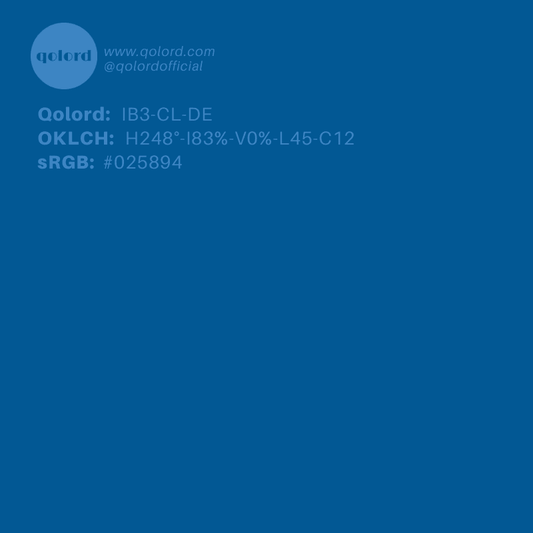 Deep Clear Blue | IB3-CL-DE