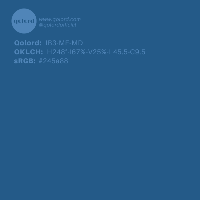 Medium-Dark Medium Blue | IB3-ME-MD