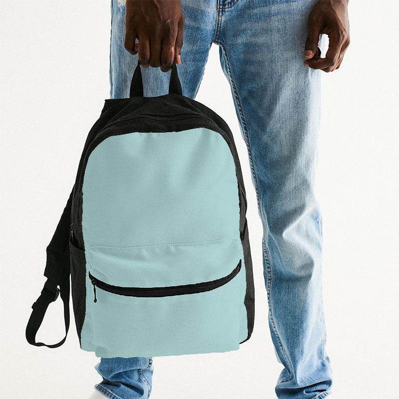 Ice Blue Canvas Backpack (CBG2-MU-LI) - Man Holding
