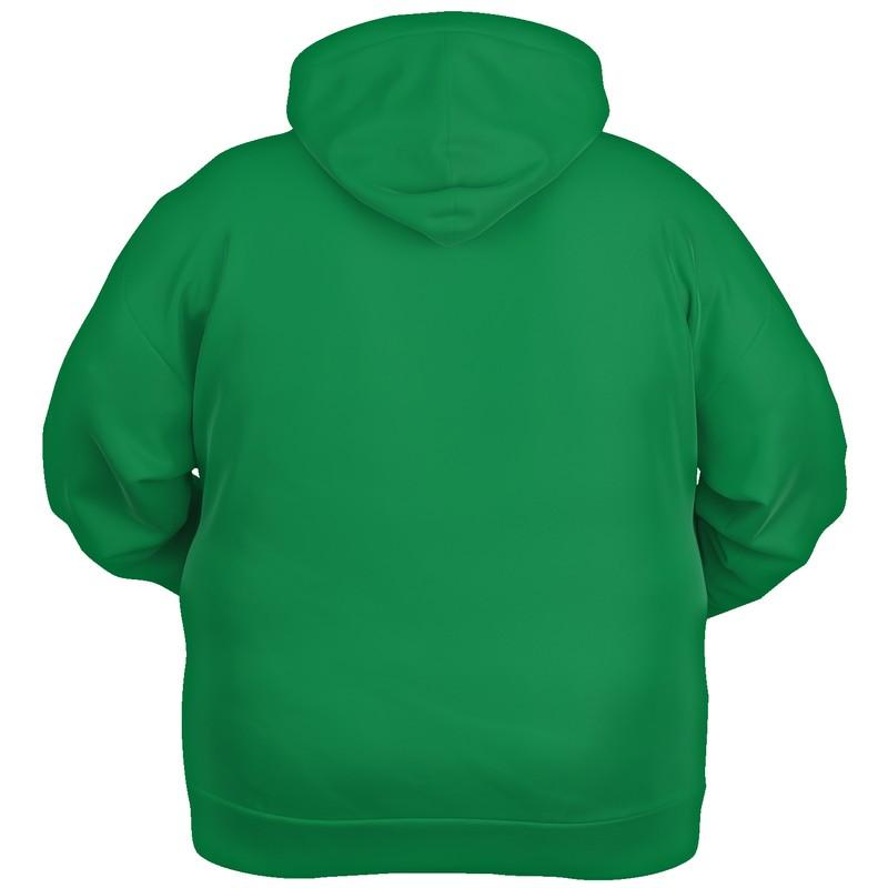 Irish Green Hoodie (C100M0Y100K30) - Ghost Back PLUS