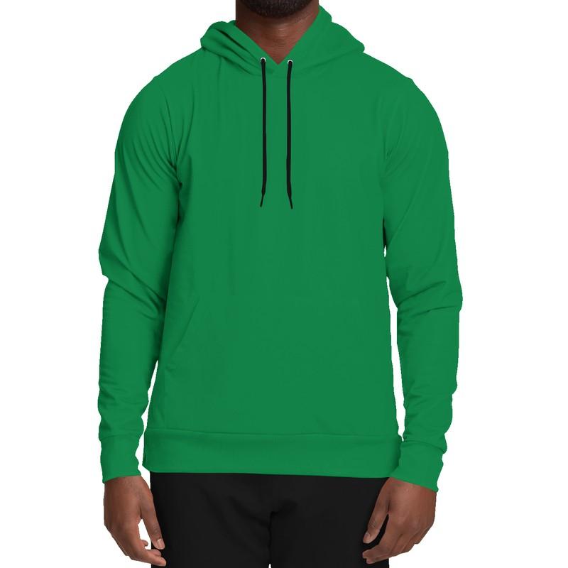 Irish Green Hoodie (C100M0Y100K30) - Man Front