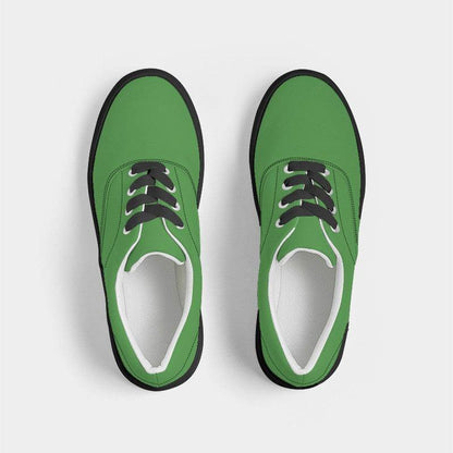 Irish Green Men's Canvas Sneakers (GL1-CL-DE) - Top