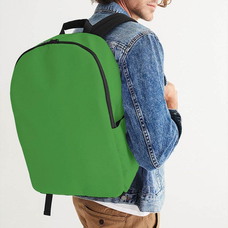 Irish Green Waterproof Backpack (GL1-CL-DE) - Man CloseUp