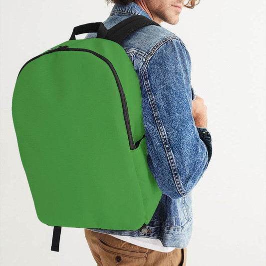 Irish Green Waterproof Backpack (GL1-CL-DE) - Man CloseUp