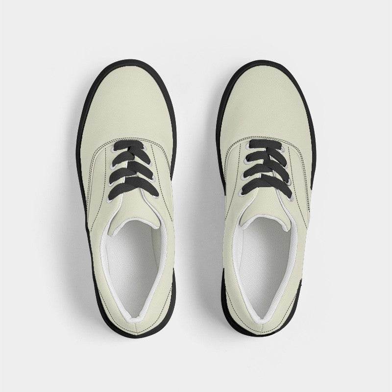 Ivory Men's Canvas Sneakers (LY2-NE-LI) - Top
