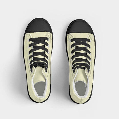 Ivory Men's High-Top Canvas Sneakers (LY2-NE-LI) - Top