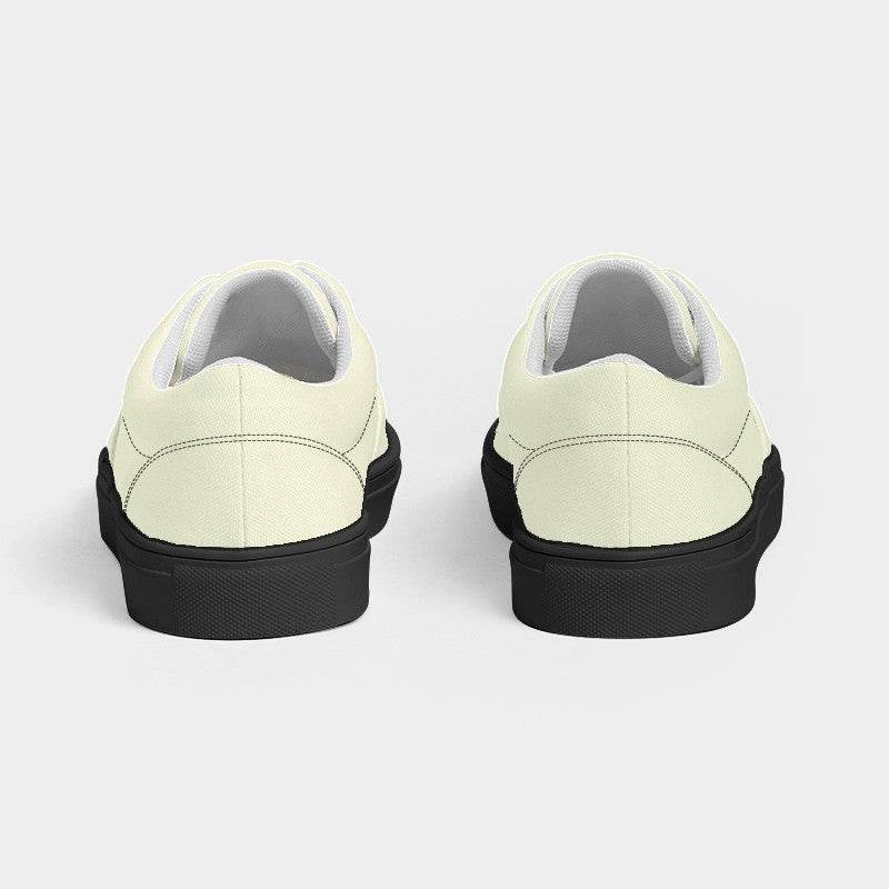 Ivory Women's Canvas Sneakers (LY2-NE-LI) - Back