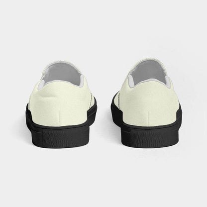 Ivory Women's Slip-On Canvas Sneakers (LY2-NE-LI) - Back