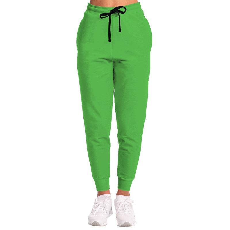 Kelly Green Joggers (GL1-BR-ME) - Woman Front