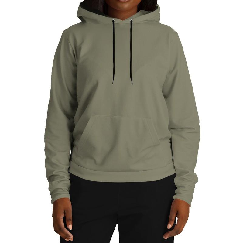 Khaki Green Hoodie (C0M0Y30K60) - Woman Front