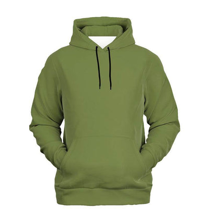 Khaki Green Hoodie (L-MU-MD) - Ghost Front