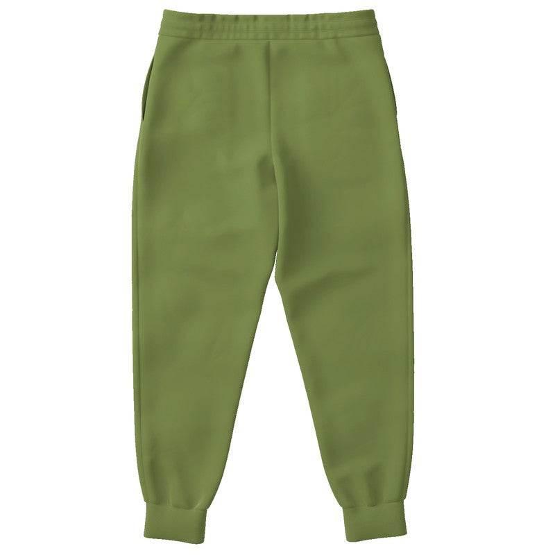 Khaki Green Joggers (L-MU-MD) - Back