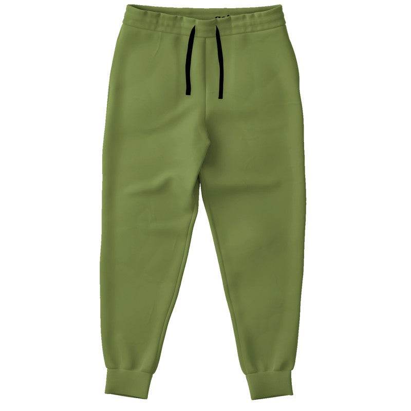Khaki Green Joggers (L-MU-MD) - Front
