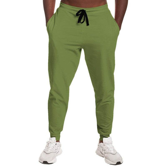 Khaki Green Joggers (L-MU-MD) - Man Front