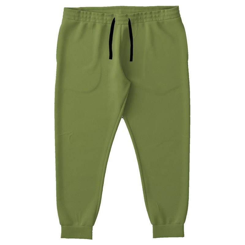 Khaki Green Joggers PLUS (L-MU-MD) - Front PLUS