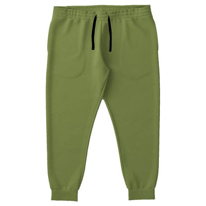 Khaki Green Joggers PLUS (L-MU-MD) - Front PLUS