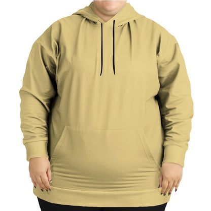 Khaki Hoodie PLUS (Y-MU-LG) - Woman Front PLUS