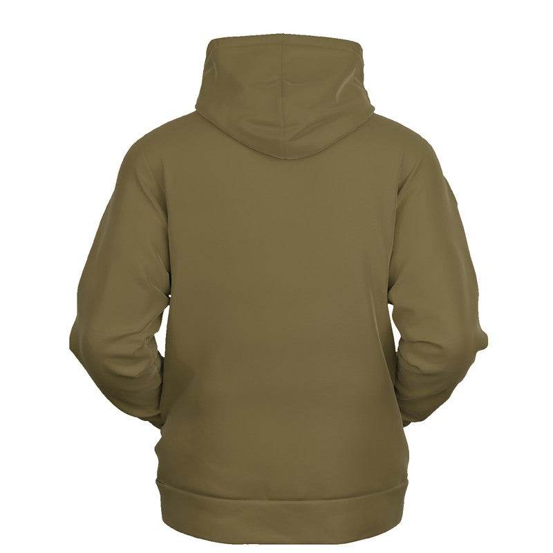 Khaki Olive Hoodie (Y-FM-MD) - Ghost Back
