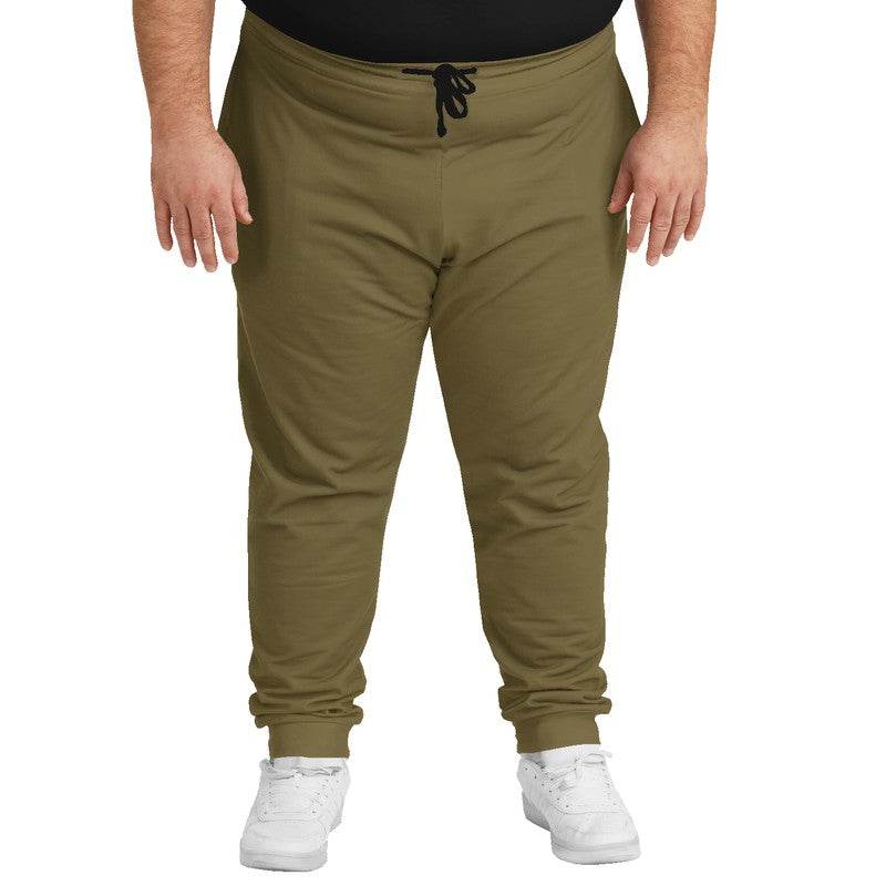 Khaki Olive Joggers PLUS (Y-FM-MD) - Man Front PLUS