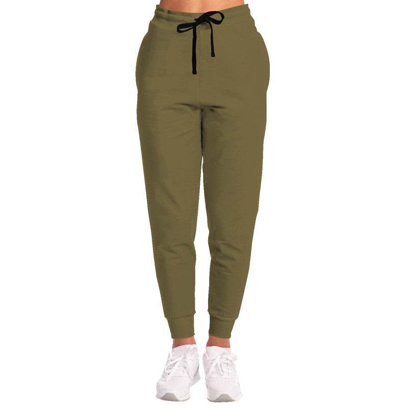 Khaki Olive Joggers (Y-FM-MD) - Woman Front