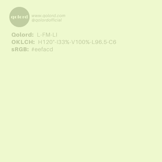 Light Fully-Muted Lime | L-FM-LI