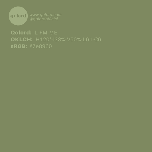 Medium Fully-Muted Lime | L-FM-ME