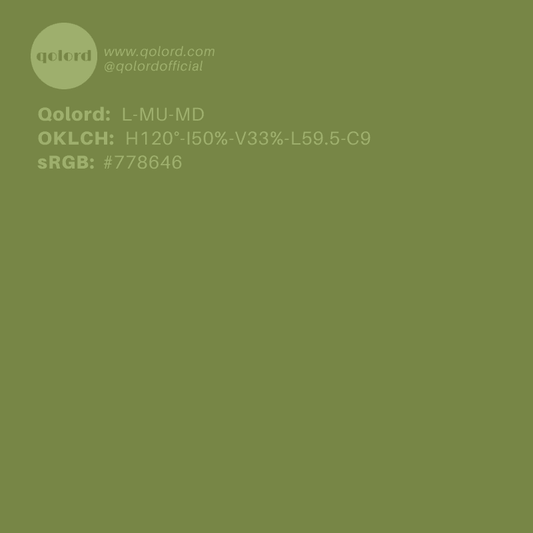 Medium-Dark Muted Lime | L-MU-MD