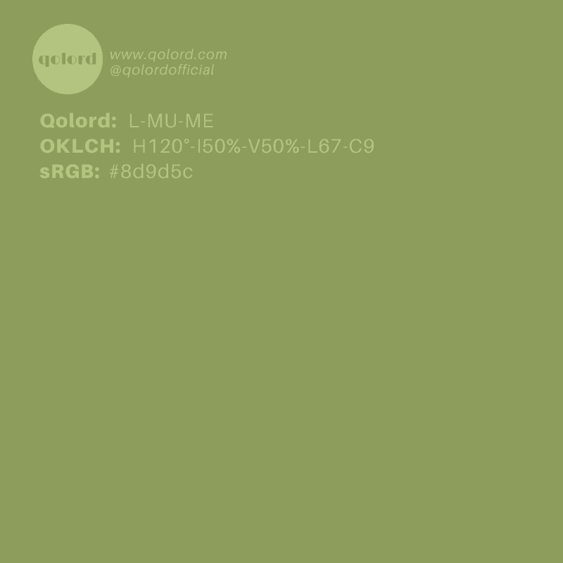 Medium Muted Lime | L-MU-ME