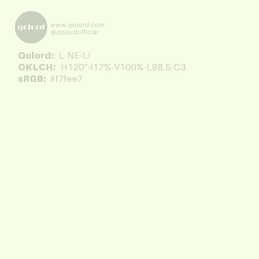 Light Neutral Lime | L-NE-LI